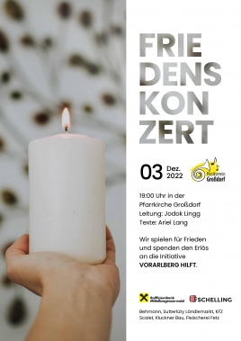 MV Großdorf Friedenskonzert Flyer 221030